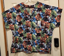Avengers Scrub Top XXX Large Butterick B4946 Homemade NEW 