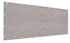 6' Tall Balcony Fence Windscreen Privacy Screen Shade Cover Garden Pool Smoke