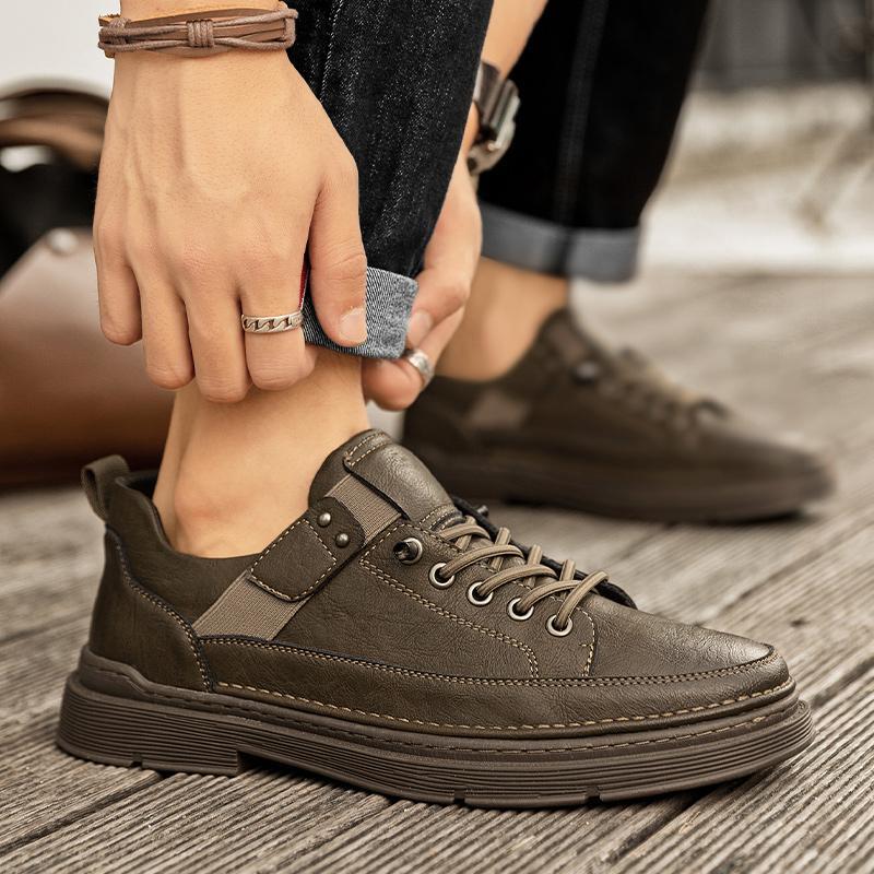 SAOLA Scarpe piatte uomo tempo libero primavera pompa autunno outdoor Oxford suola stringata suola spessa