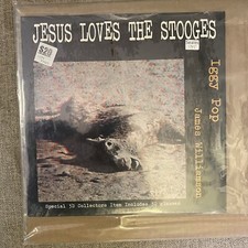 Iggy Pop Jesus Loves The Stooges 10” Vinyl Record SEALED 1995 RARE Punk NEW