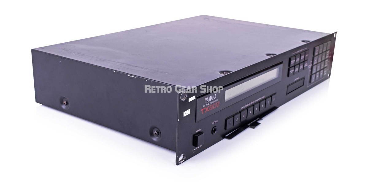 Yamaha TX802 Tone Generator Vintage Rare FM rackmount module Yamaha TX802 Tone Generator Vintage Rare FM rackmount module