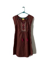 anthropologie embroidered Maeve Fall shift dress Women’s Size 4