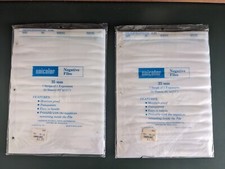 Pair Sealed NOS UNICOLOR Negative Files 35mm - 25 Sheets Each - Film Photography