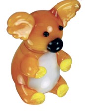 NEW LIMITED EDITION LOOKING GLASS HAND TORCH  KARA KOALA BEAR FIGURINE MINIATURE