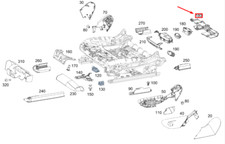 MB GLE W167 Halterung f&uuml;r Fu&szlig;raumleuchte vorn A16780015009051 NEU ORIGINAL