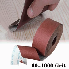 1m 60-1000 Grit Emery Roll Polishing Sandpaper Metalwork Woodworking Abrasive
