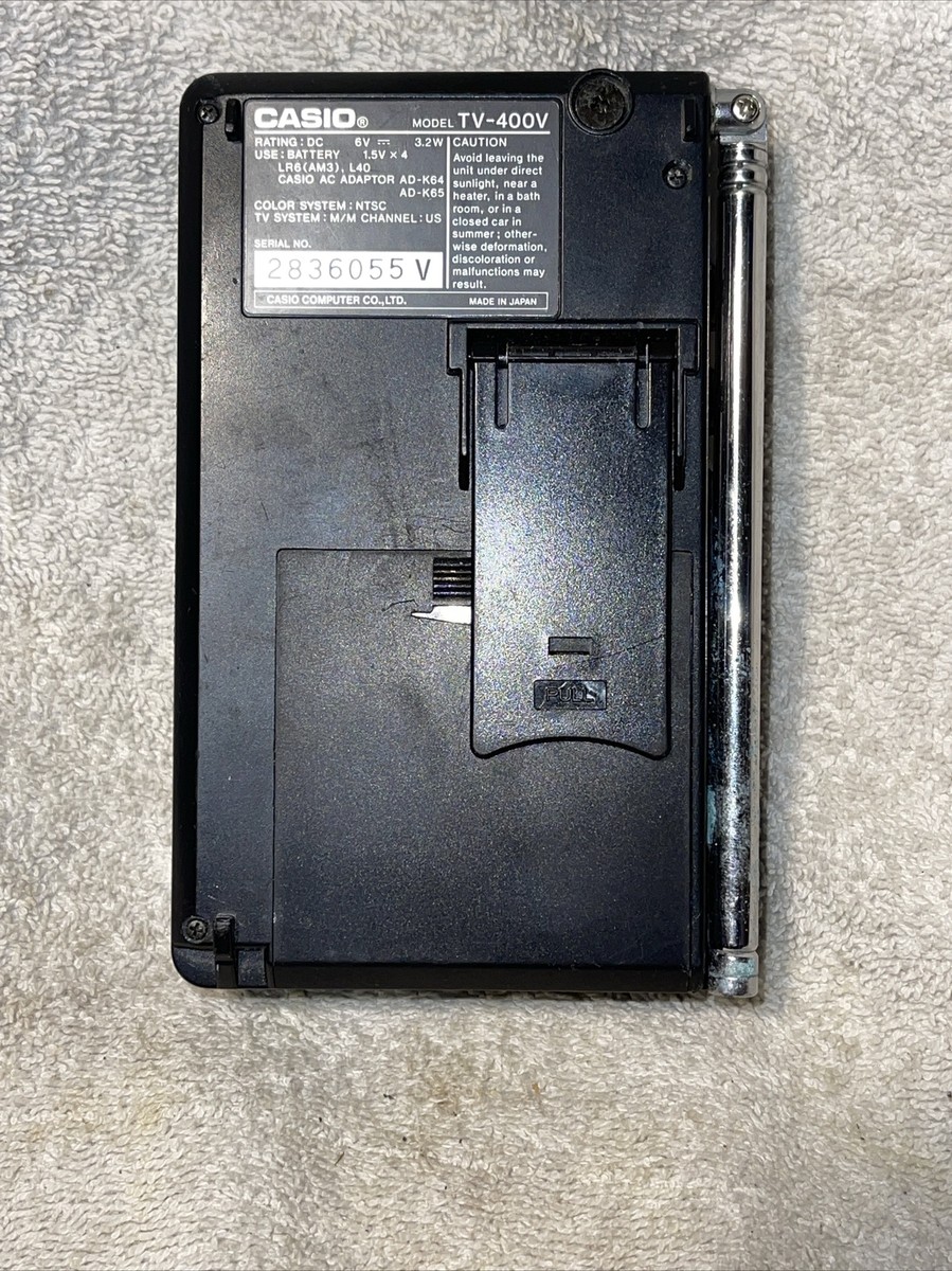 Vintage Casio TV-400 2