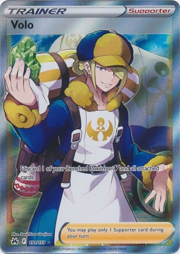 Volo (Full Art) 151/159 Ultra Rare Crown Zenith Pokemon TCG