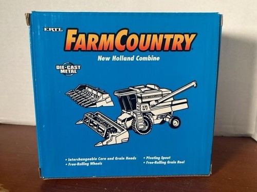 Ertl Farm Machines 1/64 New Holland TR-97 Combine w/Corn & Grain Heads #815 NIB - Picture 3 of 6