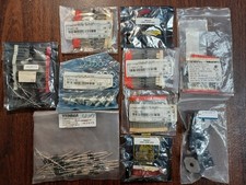 Rectifier diodes and bridges, assorted, sold as one lot; all leaded. Not used.