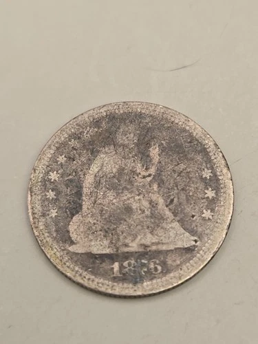 1876-S Seated Liberty Quarter 25C - San Francisco Mint