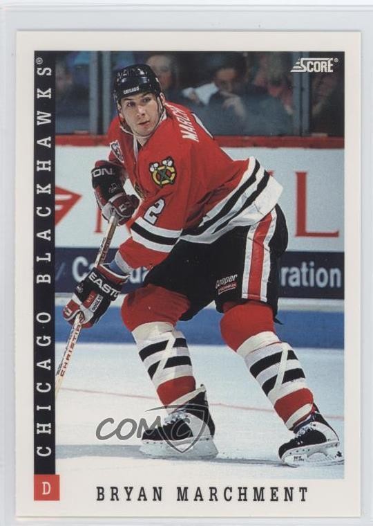 1993-94 Score Canadian Bryan Marchment #386 i3a