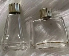 Vintage Empty Perfume Bottles Set Of 2 - Ciro New Horizons And Reflections