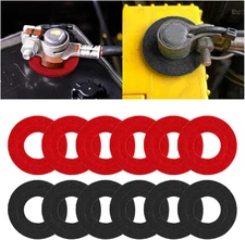 Car Battery Terminal Washers, 12PCS Fiber Vehicle Batteryterminal Protector, Aut