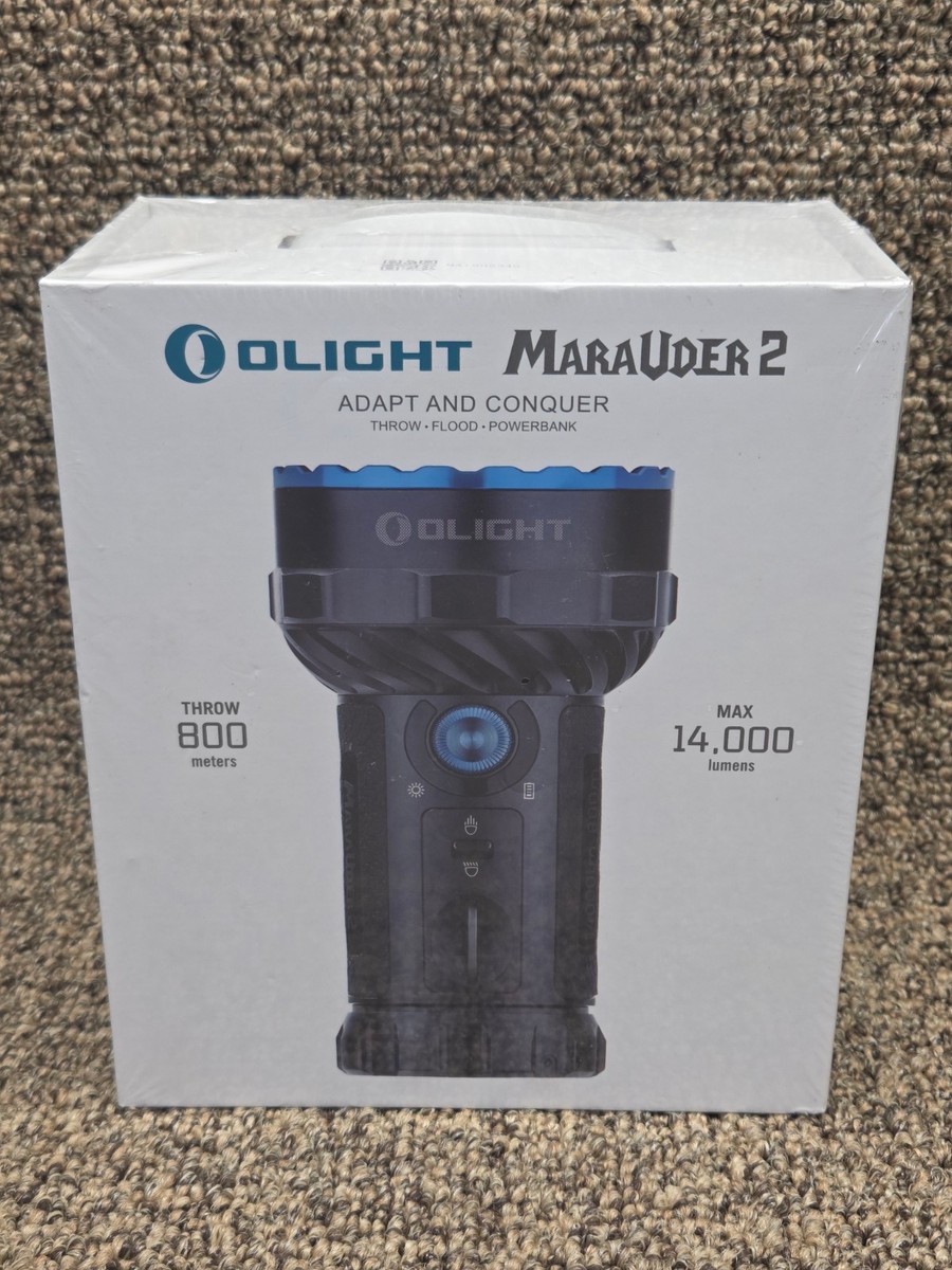 Olight Marauder 2 Flashlight Rechargeable 14000 Lumens Waterproof