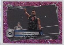2025 Topps Chrome WWE Pink Shimmer Refractor Tonga Loa #162 1jj7