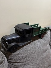 Vintage Buddy L Pressed Steel Dairy Stake Junior Toy Truck 24