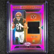 2024 Certified Football JERMAINE BURTON New Generation Rookie Jersey 162/299