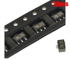 20Pcs 78L05 Reg Ldo 5V 100Ma SOT-89 ae
