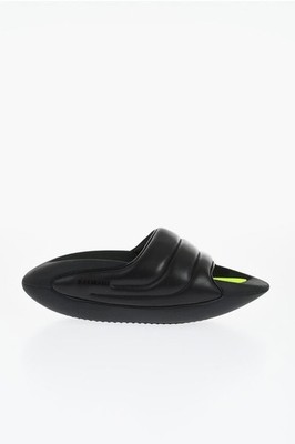 Balmain QuiltedLambskin Leather B-IT Sandals with Fluorescent Inner 