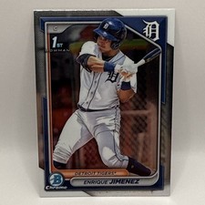 2024 Bowman Chrome 1st Bowman #BCP-31 Enrique Jimenez Detroit Tigers