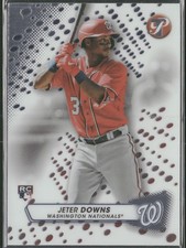 Jeter Downs 2023 Topps Pristine #218 Washington Nationals RC