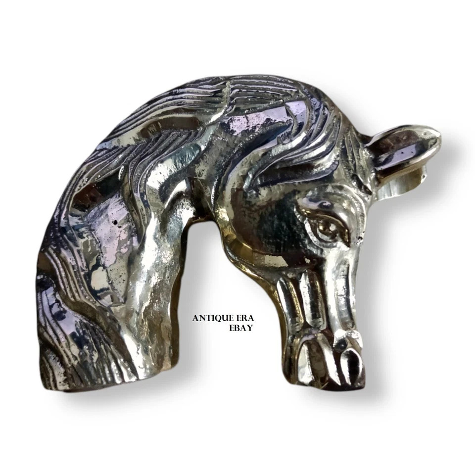 Solid Style Solid Brass Horse Head Handle ONLY Fo… - image 3