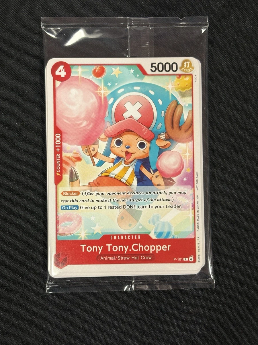 25+ Tony Tony.Chopper P-101 One Piece Promotion Cards for sale