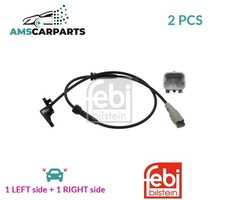 ABS WHEEL SPEED SENSOR PAIR REAR 37781 FEBI BILSTEIN 2PCS NEW OE REPLACEMENT