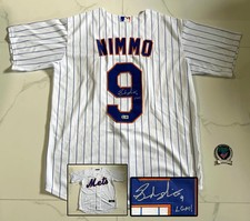 Brandon Nimmo Signed Jersey New York Mets Beckett BAS1 COA