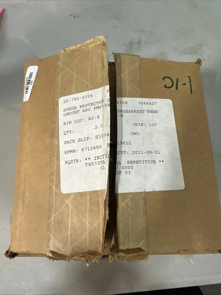 SURGE PROTECTOR SURGEARREST PANELMOUNT APC PMP1XR-B - Image 3 of 3