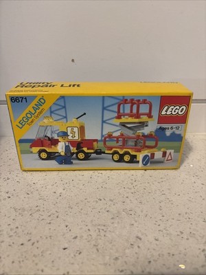 Legoland 6671 Utility Repair Lift New Sealed In Box