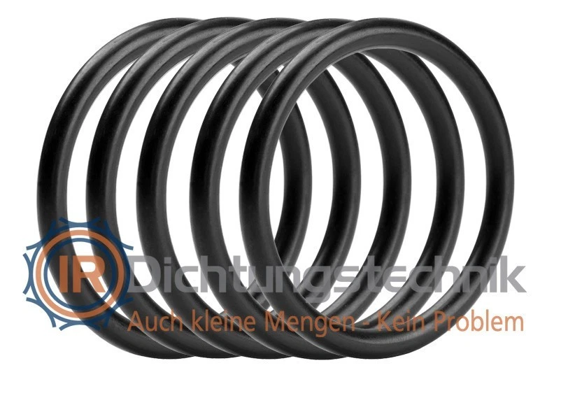 MARKENLOS O-Ring 25,07 x 2,62 mm BS120 Viton® 75 +/- 5 Shore A schwarz (1 Posten=5 St.)