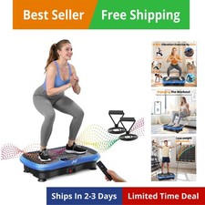 Vibration Plate Fitness Platform Exercise Machine Vibrating Shaking Full Body...