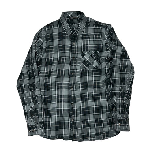 Travis Mathew St Andrews Links Button Up Shirt Mens Medium Plaid Long Sleeve - Picture 2 of 10