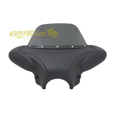Batwing schwarz matt mit Plexiglas Rauch YAMAHA DRAG STAR 650 CUSTOM XVS