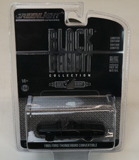 Greenlight 1965 Ford Thunderbird Green Machine 1/64 Scale Black Bandit Car