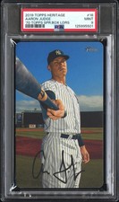 2019 Topps Heritage 1970 Topps Super Box Loaders Aaron Judge #16 PSA 9