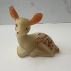 Vintage Fenton Hand Painted Deer Figurine Made In USA- “Read Description”