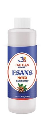 Pure Haitian Almond Extract ESANS NOYO 8oz 240ml Baking Flavor