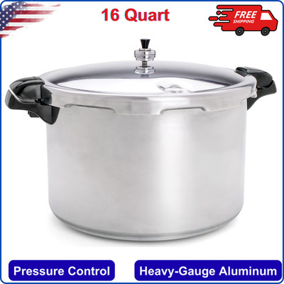 Presto 16 Quart Pressure Canner, Multi-Use Pressure Cooker And Water Bath Canner