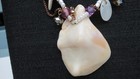 Handmade designed sea theme necklace with shell pendant 20" + extension — photo 2