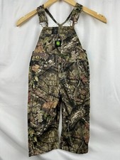 John Deere Mossy Oak Break Up Camo Bibs Adjustable Suspender Overalls Boys 2T