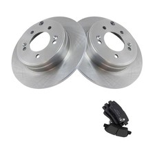 Brake Pads Rotors Kit Rear Posi Ceramic Disc W 5 Lug