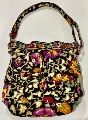 VERA BRADLEY SUZANI QUICK DRAW TOTE DRAWSTRING CROSSBODY SHOULDER BAG~PURSE