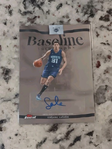 Tidjane Salaün – 2025-26 Topps Finest Basketball · Baseline Autographs #BA-TA Tidjane Salaün