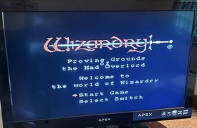 Wizardry Proving Grounds Mad Overlord NES Tested Working Cart Only
