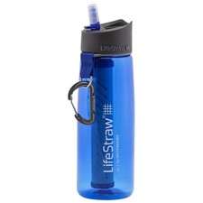 LifeStraw GO 650 ml Water Filter Bottle Blue, Carbon/Charcoal, 4000 L Life