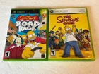 Simpsons XBOX Game Lot: The Simpsons Game XBOX 360 & Road Rage  XBOX NOT TESTED