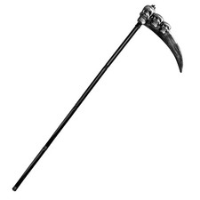 Reaper Scythe,Grim Reaper Scythe 48 inch Halloween Scythe Prop for Adult 4ft ...